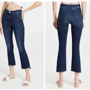 MOTHER The Insider Crop Step Fray Jeans